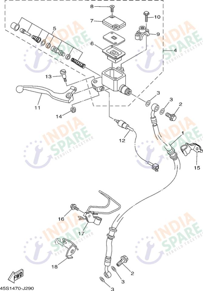 FRONT MASTER CYLINDER